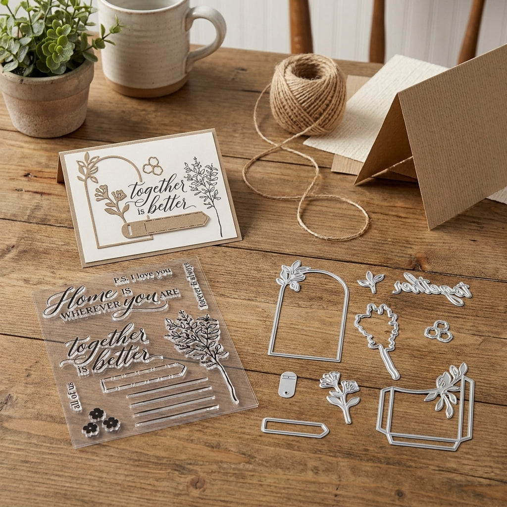 A TIME TO REMEMBER Cutting Dies Clear Stamp DIY Scrapbooking