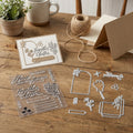 A TIME TO REMEMBER Cutting Dies Clear Stamp DIY Scrapbooking